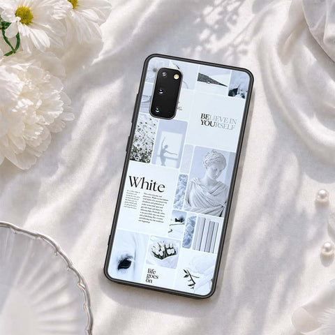 Samsung Galaxy S20 Plus Cover - ONation Aesthetic Collage Series - HQ Ultra Shine Premium Infinity Glass Soft Silicon Borders Case