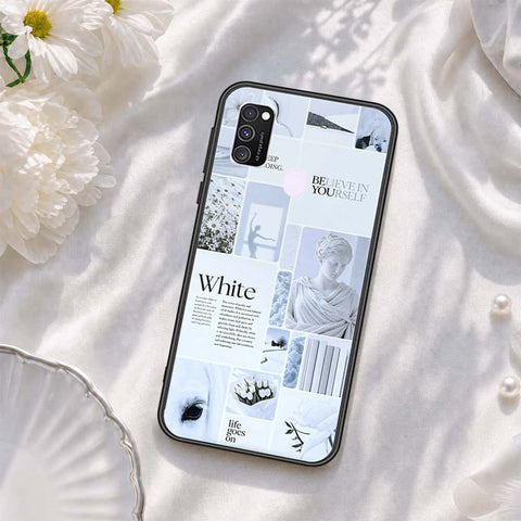 Samsung Galaxy M30s Cover - ONation Aesthetic Collage Series - HQ Ultra Shine Premium Infinity Glass Soft Silicon Borders Case