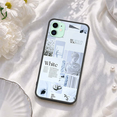iPhone 11 - ONation Aesthetic Collage Series - HQ Ultra Shine Premium Infinity Glass Soft Silicon Borders Case