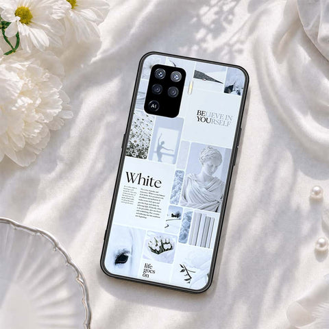 Oppo F19 Pro Cover - ONation Aesthetic Collage Series - HQ Ultra Shine Premium Infinity Glass Soft Silicon Borders Case