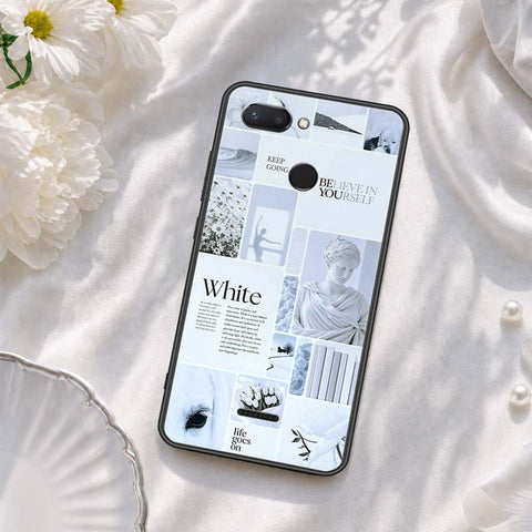Xiaomi Redmi 6 Cover - ONation Aesthetic Collage Series - HQ Ultra Shine Premium Infinity Glass Soft Silicon Borders Case