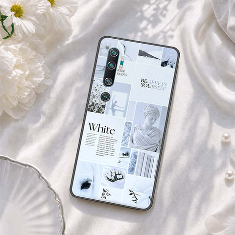 Xiaomi Mi CC9 Pro Cover - ONation Aesthetic Collage Series - HQ Ultra Shine Premium Infinity Glass Soft Silicon Borders Case