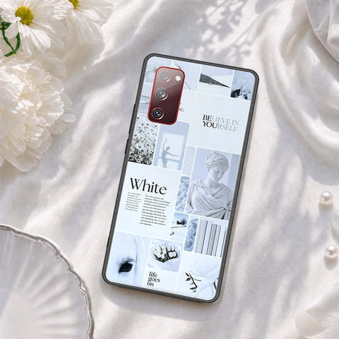 Samsung Galaxy S20 FE Cover - ONation Aesthetic Collage Series - HQ Ultra Shine Premium Infinity Glass Soft Silicon Borders Case