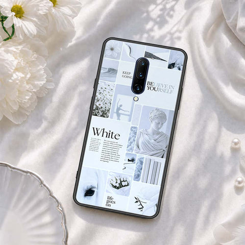 OnePlus 7 Pro Cover - ONation Aesthetic Collage Series - HQ Ultra Shine Premium Infinity Glass Soft Silicon Borders Case