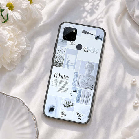 Realme C21Y Cover - ONation Aesthetic Collage Series - HQ Ultra Shine Premium Infinity Glass Soft Silicon Borders Case