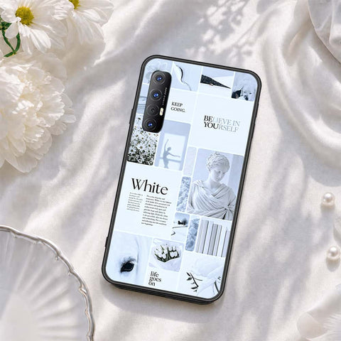 Oppo Reno 3 Pro Cover - ONation Aesthetic Collage Series - HQ Ultra Shine Premium Infinity Glass Soft Silicon Borders Case