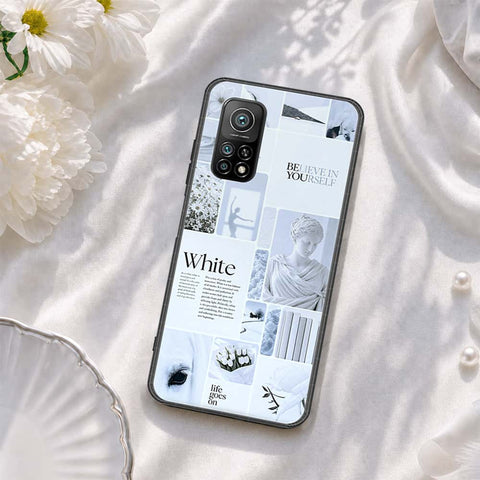 Xiaomi Mi 10T Cover - ONation Aesthetic Collage Series - HQ Ultra Shine Premium Infinity Glass Soft Silicon Borders Case