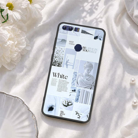 Huawei Honor 8 Cover - ONation Aesthetic Collage Series - HQ Ultra Shine Premium Infinity Glass Soft Silicon Borders Case
