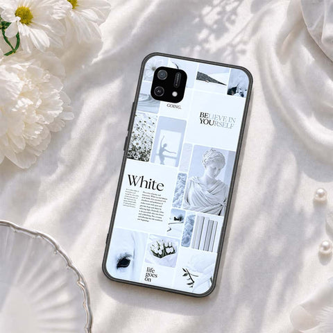 Oppo A16K Cover - ONation Aesthetic Collage Series - HQ Ultra Shine Premium Infinity Glass Soft Silicon Borders Case