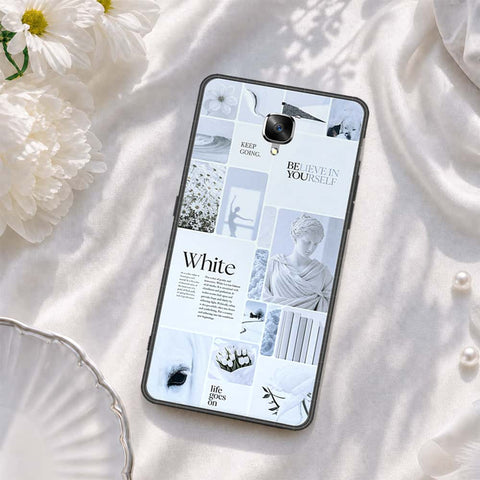 OnePlus 3 Cover - ONation Aesthetic Collage Series - HQ Ultra Shine Premium Infinity Glass Soft Silicon Borders Case