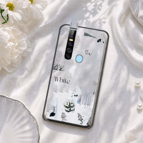 Tecno Camon 15 Pro Cover - ONation Aesthetic Collage Series - HQ Ultra Shine Premium Infinity Glass Soft Silicon Borders Case