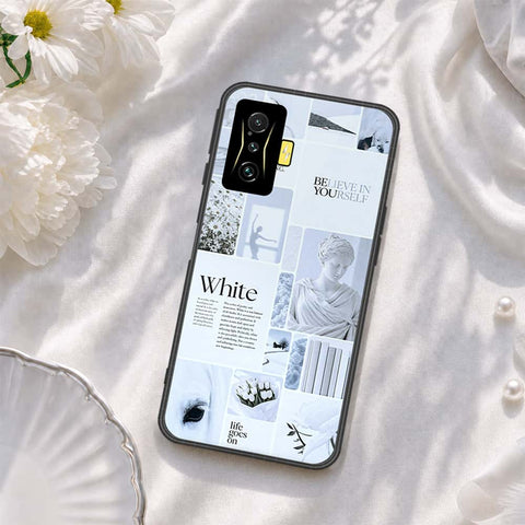 Xiaomi Redmi K50 Gaming Cover - ONation Aesthetic Collage Series - HQ Ultra Shine Premium Infinity Glass Soft Silicon Borders Case