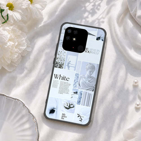 Xiaomi Redmi 10A Cover - ONation Aesthetic Collage Series - HQ Ultra Shine Premium Infinity Glass Soft Silicon Borders Case