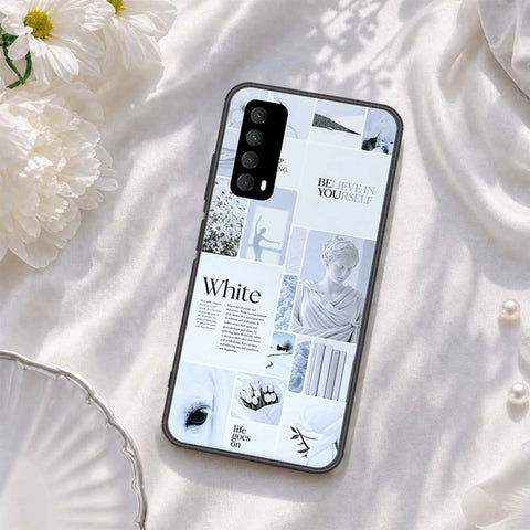 Huawei P smart 2021 Cover - ONation Aesthetic Collage Series - HQ Ultra Shine Premium Infinity Glass Soft Silicon Borders Case