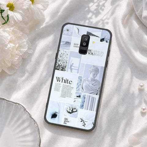 Samsung Galaxy A9 Star Lite Cover - ONation Aesthetic Collage Series - HQ Ultra Shine Premium Infinity Glass Soft Silicon Borders Case