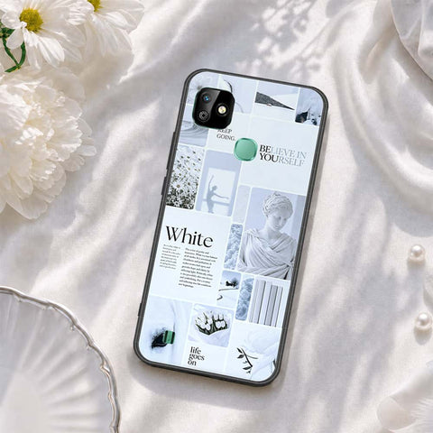 Infinix Smart HD 2021 Cover - ONation Aesthetic Collage Series - HQ Ultra Shine Premium Infinity Glass Soft Silicon Borders Case
