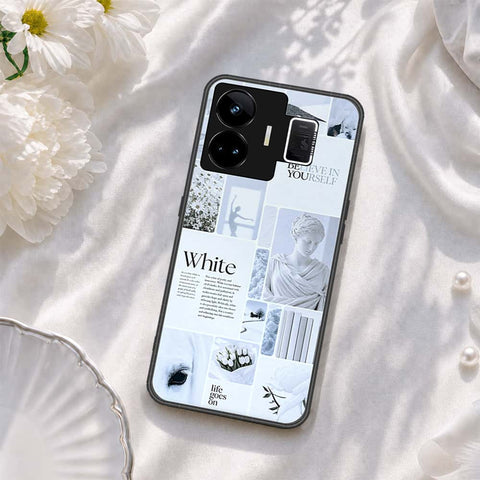 Realme GT3 Cover - ONation Aesthetic Collage Series - HQ Ultra Shine Premium Infinity Glass Soft Silicon Borders Case