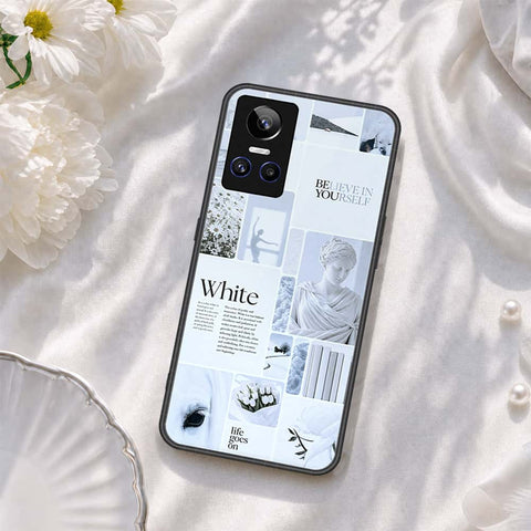 Realme GT Neo 3 Cover - ONation Aesthetic Collage Series - HQ Ultra Shine Premium Infinity Glass Soft Silicon Borders Case