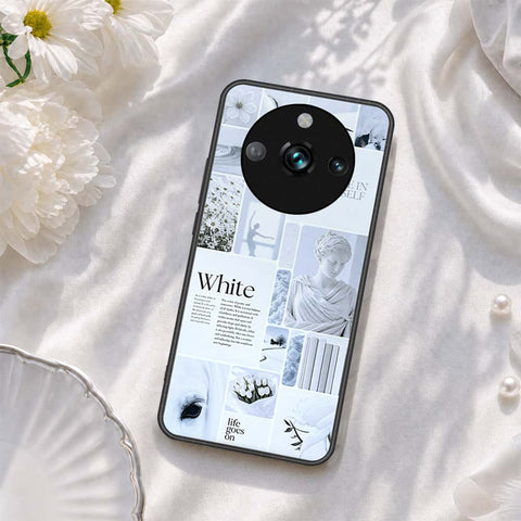 Realme 11 Pro Plus Cover - ONation Aesthetic Collage Series - HQ Ultra Shine Premium Infinity Glass Soft Silicon Borders Case