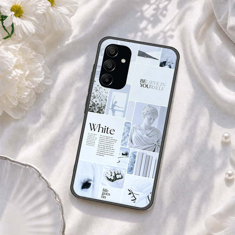 Samsung Galaxy A15 4GCover - ONation Aesthetic Collage Series - HQ Ultra Shine Premium Infinity Glass Soft Silicon Borders Case