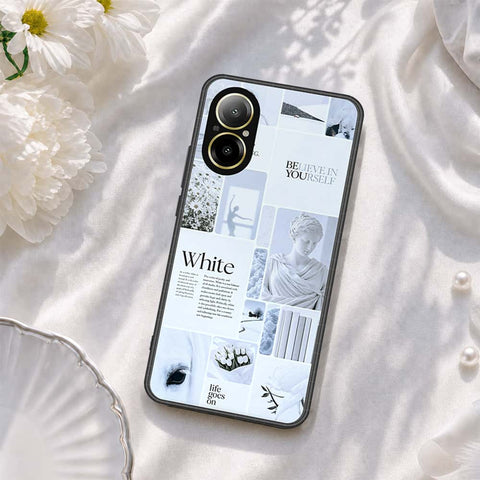 Realme C67 4G Cover - ONation Aesthetic Collage Series - HQ Ultra Shine Premium Infinity Glass Soft Silicon Borders Case