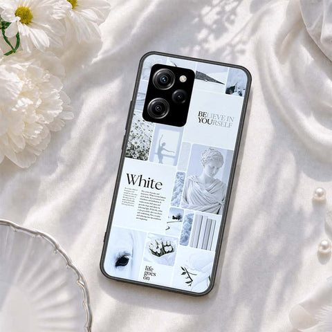 Xiaomi Redmi Note 12 Pro Speed Cover - ONation Aesthetic Collage Series - HQ Ultra Shine Premium Infinity Glass Soft Silicon Borders Case