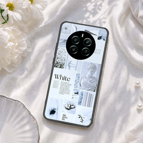 Realme 12 Plus Cover - ONation Aesthetic Collage Series - HQ Ultra Shine Premium Infinity Glass Soft Silicon Borders Case