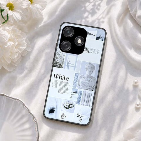 Tecno Spark 10C Cover - ONation Aesthetic Collage Series - HQ Ultra Shine Premium Infinity Glass Soft Silicon Borders Case