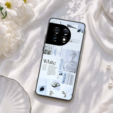 OnePlus Ace 2 Pro Cover - ONation Aesthetic Collage Series - HQ Ultra Shine Premium Infinity Glass Soft Silicon Borders Case