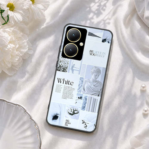 Vivo Y27 Cover - ONation Aesthetic Collage Series - HQ Ultra Shine Premium Infinity Glass Soft Silicon Borders Case