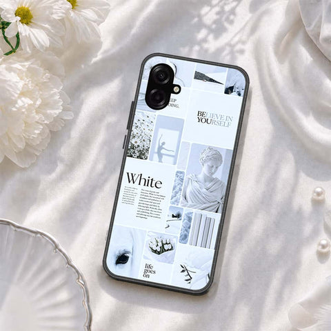Samsung Galaxy M07 Cover - ONation Aesthetic Collage Series - HQ Ultra Shine Premium Infinity Glass Soft Silicon Borders Case