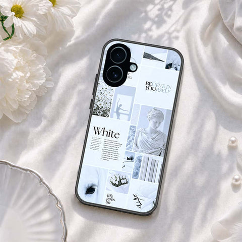 iPhone 17 - ONation Aesthetic Collage Series - HQ Ultra Shine Premium Infinity Glass Soft Silicon Borders Case