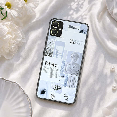 Samsung Galaxy A06 Cover - ONation Aesthetic Collage Series - HQ Ultra Shine Premium Infinity Glass Soft Silicon Borders Case