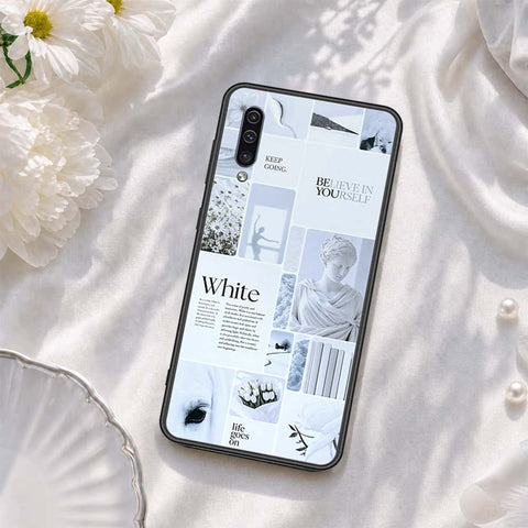 Samsung Galaxy A5 2018 Cover - ONation Aesthetic Collage Series - HQ Ultra Shine Premium Infinity Glass Soft Silicon Borders Case