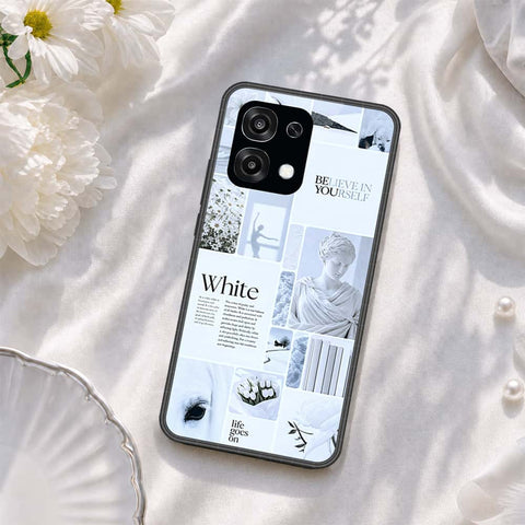 Oppo A6 Pro 4G Cover - ONation Aesthetic Collage Series - HQ Ultra Shine Premium Infinity Glass Soft Silicon Borders Case