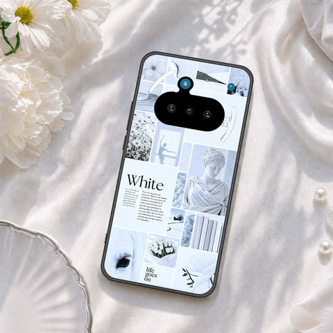 Nothing Phone 3a Cover - ONation Aesthetic Collage Series - HQ Ultra Shine Premium Infinity Glass Soft Silicon Borders Case