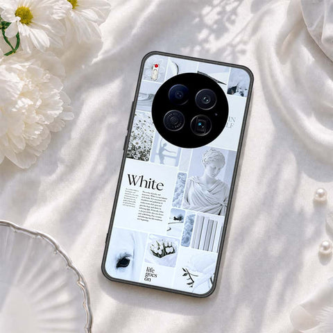 Tecno Camon 40 Premier 4G Cover - ONation Aesthetic Collage Series - HQ Ultra Shine Premium Infinity Glass Soft Silicon Borders Case