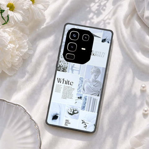 Infinix Note 50 4G Cover - ONation Aesthetic Collage Series - HQ Ultra Shine Premium Infinity Glass Soft Silicon Borders Case