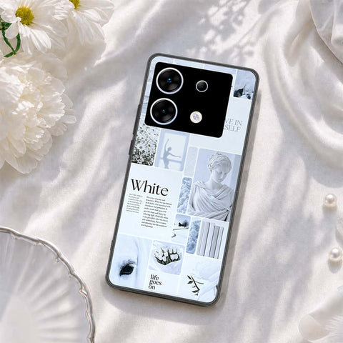 Infinix Zero 30 5G Cover - ONation Aesthetic Collage Series - HQ Ultra Shine Premium Infinity Glass Soft Silicon Borders Case