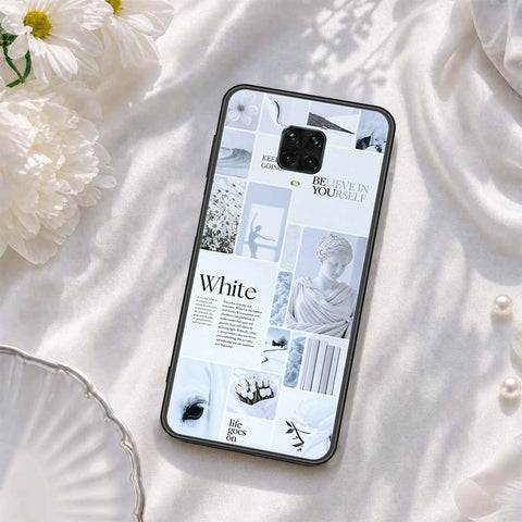 Xiaomi Redmi Note 9S Cover - ONation Aesthetic Collage Series - HQ Ultra Shine Premium Infinity Glass Soft Silicon Borders Case
