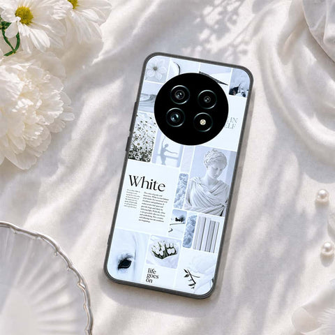 Realme 13 Pro Plus Cover - ONation Aesthetic Collage Series - HQ Ultra Shine Premium Infinity Glass Soft Silicon Borders Case
