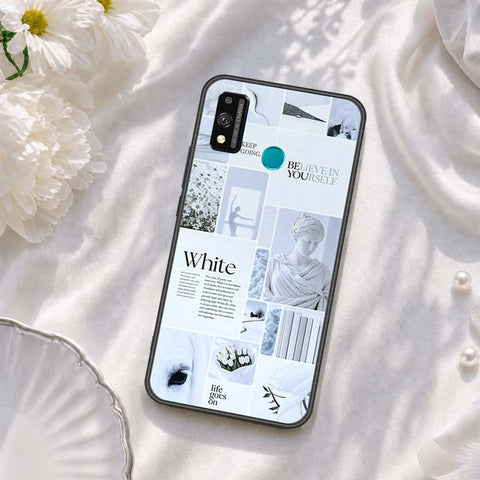 Honor 9X Lite Cover - ONation Aesthetic Collage Series - HQ Ultra Shine Premium Infinity Glass Soft Silicon Borders Case