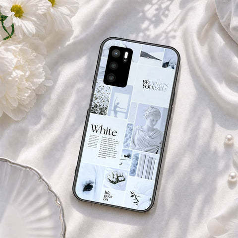 Oppo A16s Cover - ONation Aesthetic Collage Series - HQ Ultra Shine Premium Infinity Glass Soft Silicon Borders Case