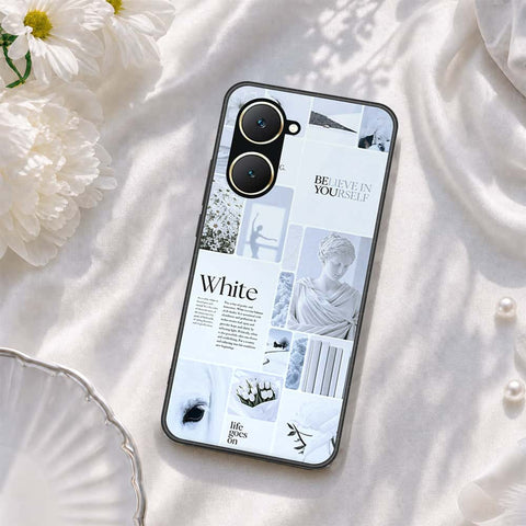 Vivo Y18 Cover - ONation Aesthetic Collage Series - HQ Ultra Shine Premium Infinity Glass Soft Silicon Borders Case