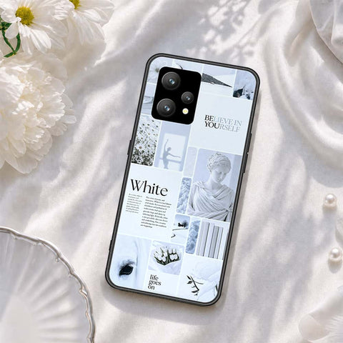 Realme 9 5G Cover - ONation Aesthetic Collage Series - HQ Ultra Shine Premium Infinity Glass Soft Silicon Borders Case