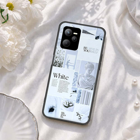 Realme Narzo 50A Prime Cover - ONation Aesthetic Collage Series - HQ Ultra Shine Premium Infinity Glass Soft Silicon Borders Case