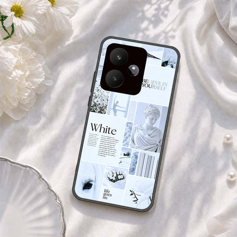 Realme GT 7 Cover - ONation Aesthetic Collage Series - HQ Ultra Shine Premium Infinity Glass Soft Silicon Borders Case