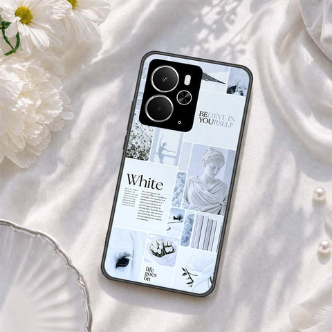 Realme 14 Cover - ONation Aesthetic Collage Series - HQ Ultra Shine Premium Infinity Glass Soft Silicon Borders Case