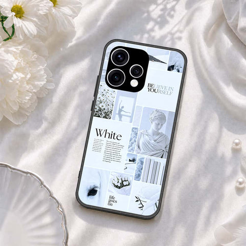 Oppo Reno 15c Cover - ONation Aesthetic Collage Series - HQ Ultra Shine Premium Infinity Glass Soft Silicon Borders Case