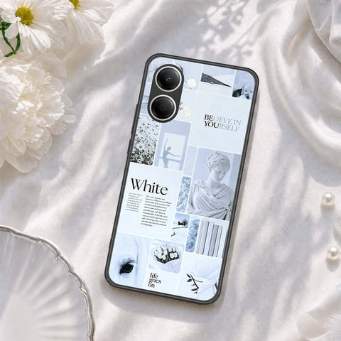Vivo Y05 Cover - ONation Aesthetic Collage Series - HQ Ultra Shine Premium Infinity Glass Soft Silicon Borders Case